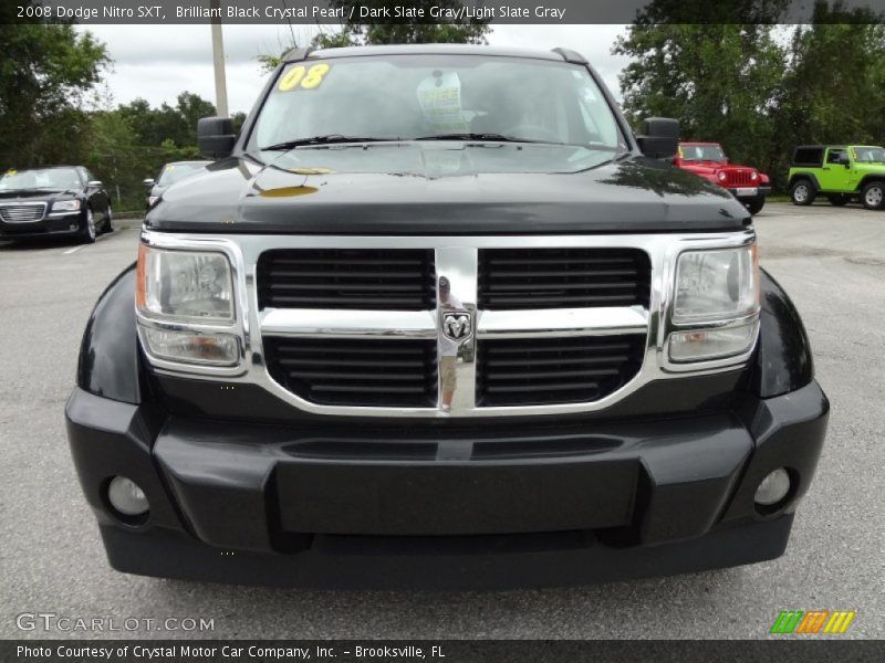 Brilliant Black Crystal Pearl / Dark Slate Gray/Light Slate Gray 2008 Dodge Nitro SXT