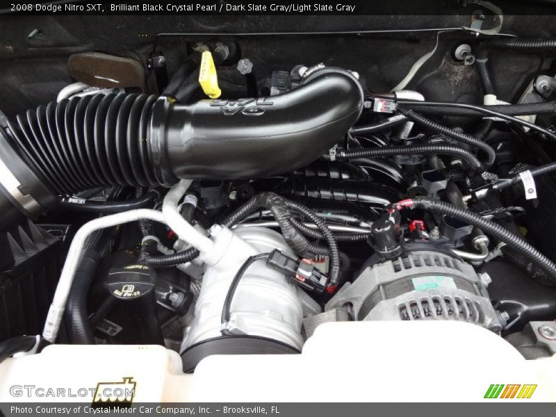 Brilliant Black Crystal Pearl / Dark Slate Gray/Light Slate Gray 2008 Dodge Nitro SXT