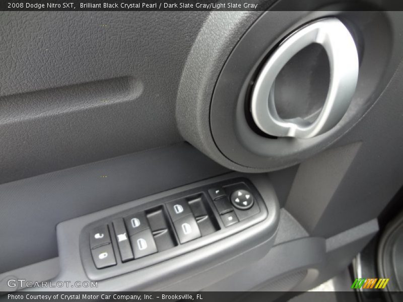 Brilliant Black Crystal Pearl / Dark Slate Gray/Light Slate Gray 2008 Dodge Nitro SXT