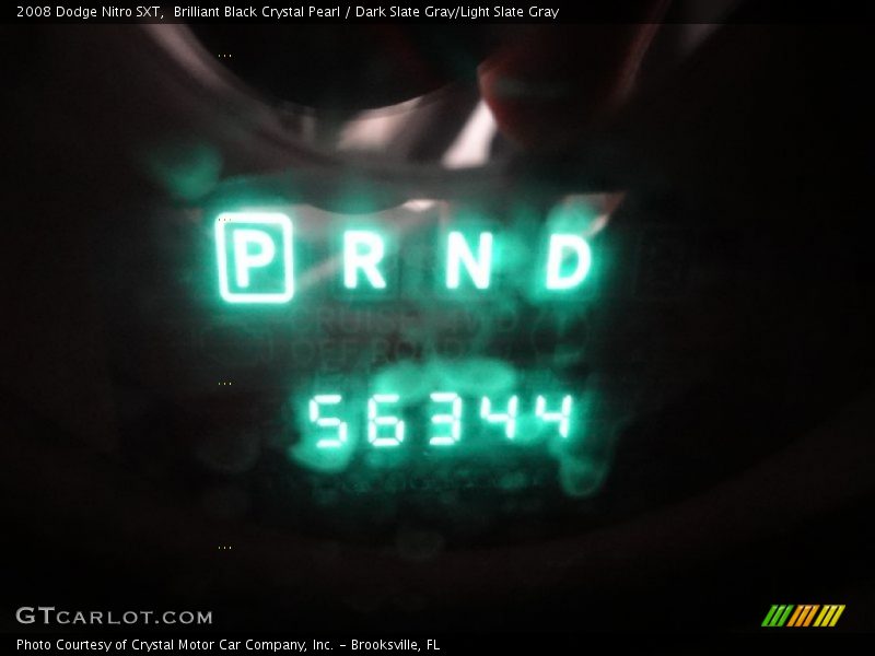 Brilliant Black Crystal Pearl / Dark Slate Gray/Light Slate Gray 2008 Dodge Nitro SXT