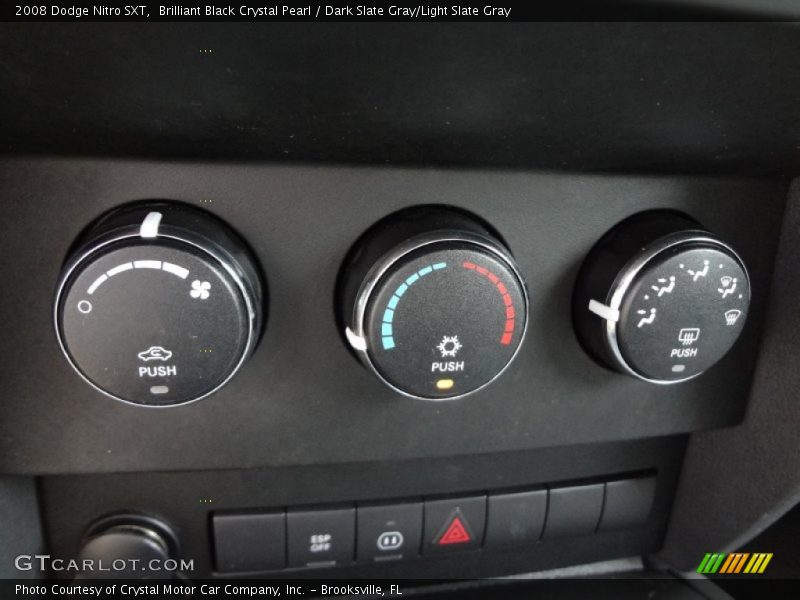 Brilliant Black Crystal Pearl / Dark Slate Gray/Light Slate Gray 2008 Dodge Nitro SXT