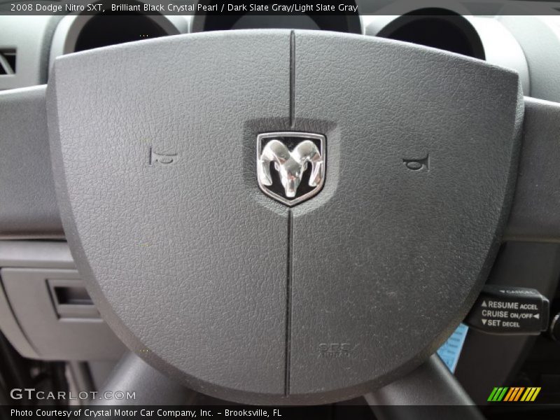 Brilliant Black Crystal Pearl / Dark Slate Gray/Light Slate Gray 2008 Dodge Nitro SXT