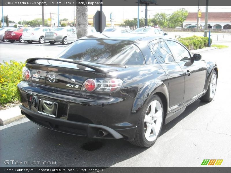 Brilliant Black / Black/Chapparal 2004 Mazda RX-8 Sport