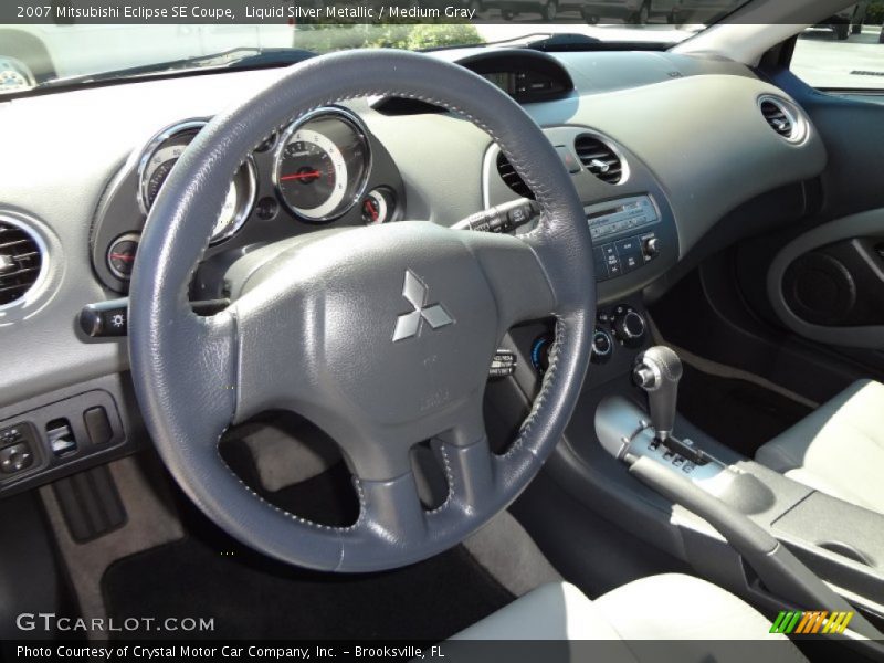 Liquid Silver Metallic / Medium Gray 2007 Mitsubishi Eclipse SE Coupe