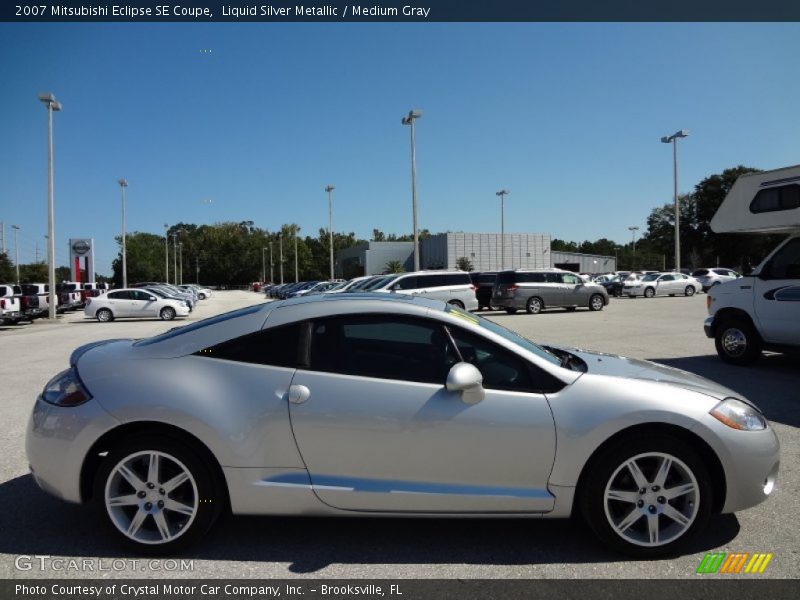 Liquid Silver Metallic / Medium Gray 2007 Mitsubishi Eclipse SE Coupe