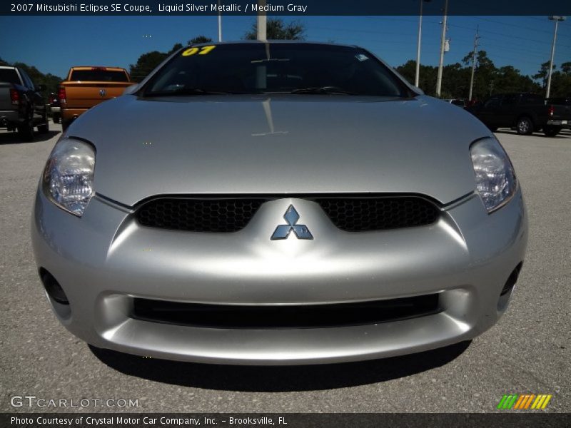 Liquid Silver Metallic / Medium Gray 2007 Mitsubishi Eclipse SE Coupe