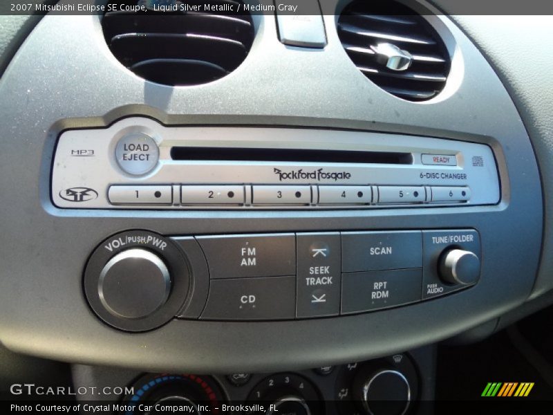 Liquid Silver Metallic / Medium Gray 2007 Mitsubishi Eclipse SE Coupe