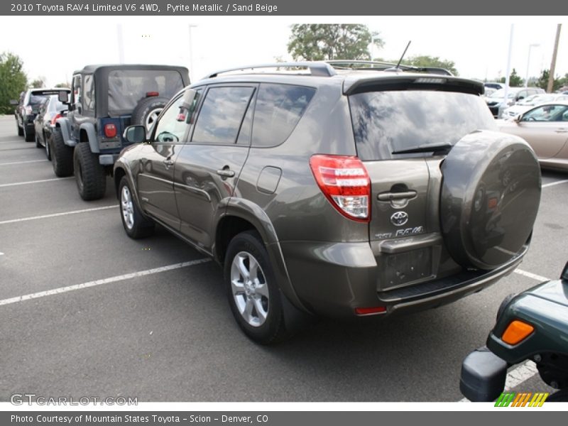 Pyrite Metallic / Sand Beige 2010 Toyota RAV4 Limited V6 4WD