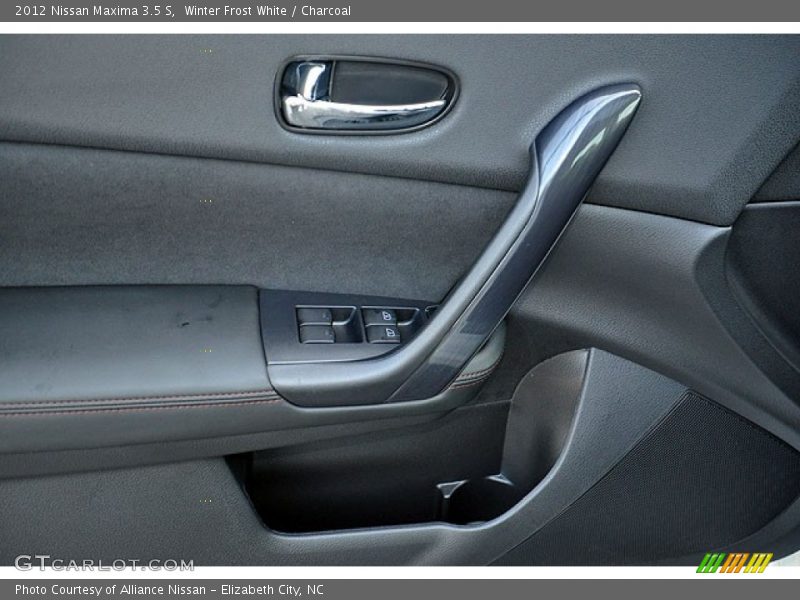 Winter Frost White / Charcoal 2012 Nissan Maxima 3.5 S