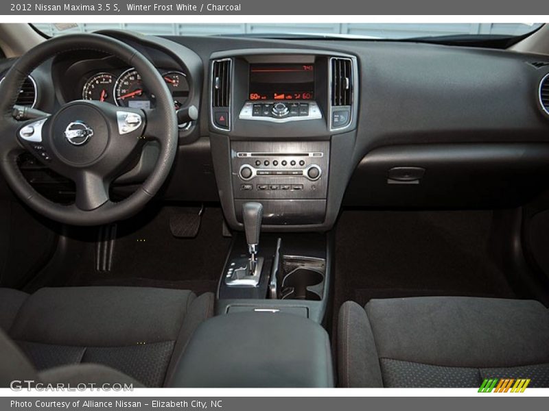 Winter Frost White / Charcoal 2012 Nissan Maxima 3.5 S