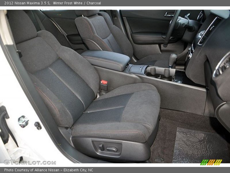 Winter Frost White / Charcoal 2012 Nissan Maxima 3.5 S