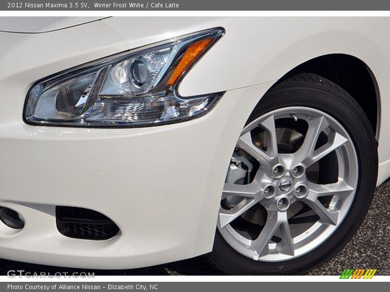 Winter Frost White / Cafe Latte 2012 Nissan Maxima 3.5 SV