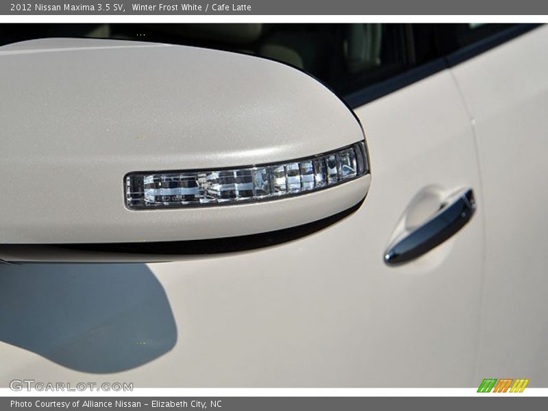Winter Frost White / Cafe Latte 2012 Nissan Maxima 3.5 SV