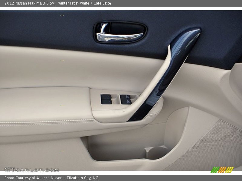 Winter Frost White / Cafe Latte 2012 Nissan Maxima 3.5 SV