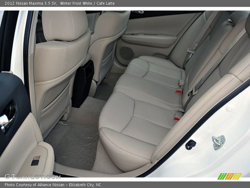 Winter Frost White / Cafe Latte 2012 Nissan Maxima 3.5 SV