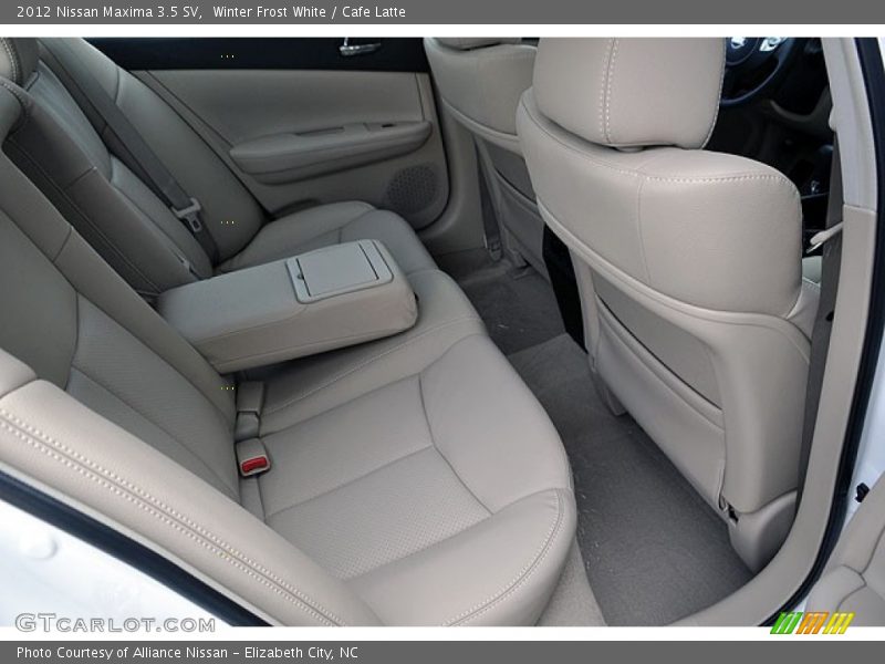 Winter Frost White / Cafe Latte 2012 Nissan Maxima 3.5 SV