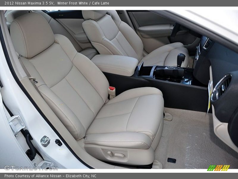 Winter Frost White / Cafe Latte 2012 Nissan Maxima 3.5 SV