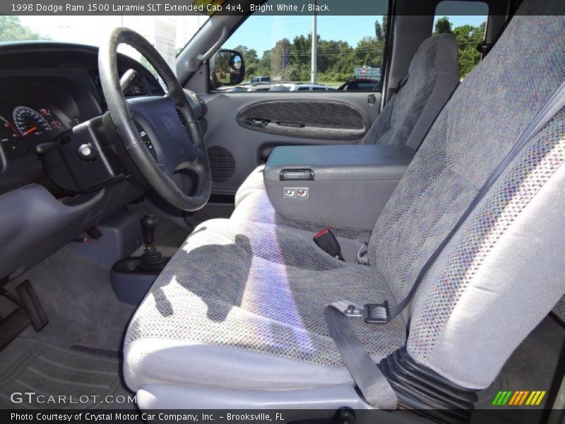 Bright White / Black 1998 Dodge Ram 1500 Laramie SLT Extended Cab 4x4