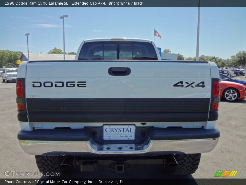 Bright White / Black 1998 Dodge Ram 1500 Laramie SLT Extended Cab 4x4