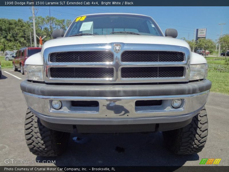 Bright White / Black 1998 Dodge Ram 1500 Laramie SLT Extended Cab 4x4