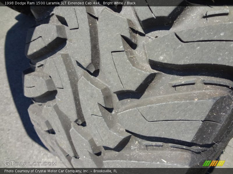 Bright White / Black 1998 Dodge Ram 1500 Laramie SLT Extended Cab 4x4