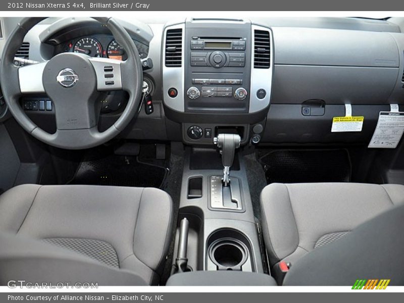 Brilliant Silver / Gray 2012 Nissan Xterra S 4x4