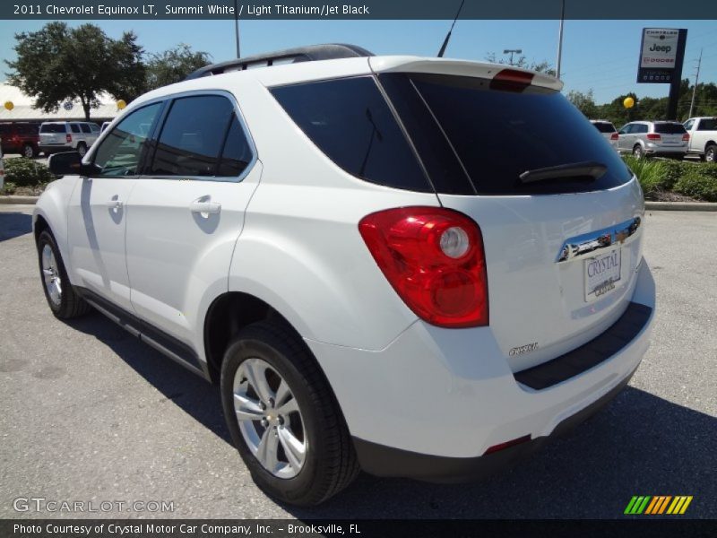 Summit White / Light Titanium/Jet Black 2011 Chevrolet Equinox LT