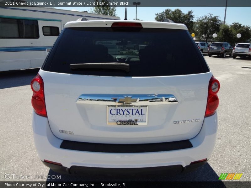 Summit White / Light Titanium/Jet Black 2011 Chevrolet Equinox LT