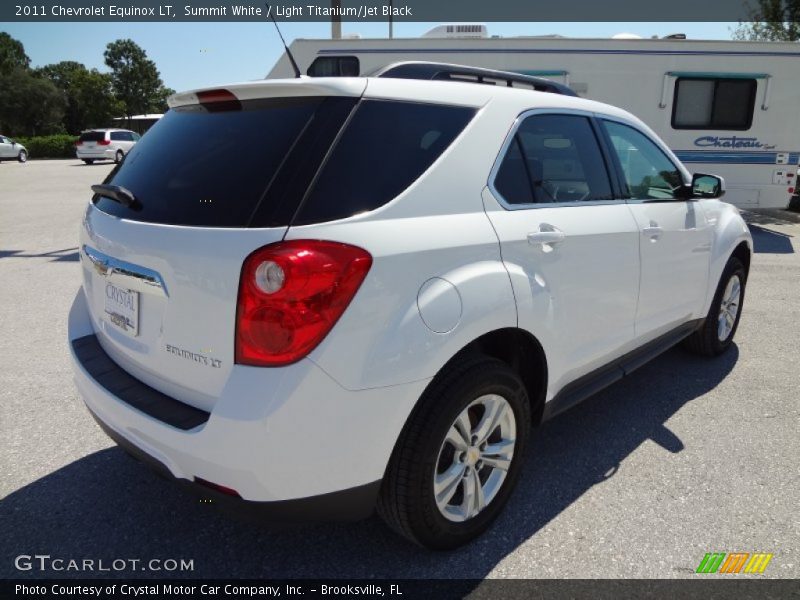 Summit White / Light Titanium/Jet Black 2011 Chevrolet Equinox LT