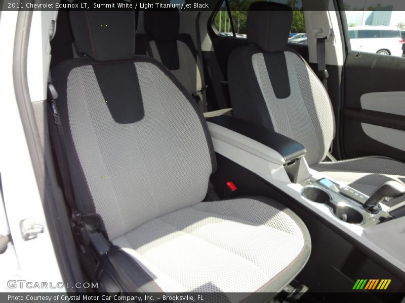 Summit White / Light Titanium/Jet Black 2011 Chevrolet Equinox LT