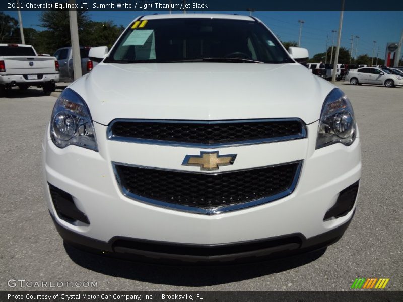 Summit White / Light Titanium/Jet Black 2011 Chevrolet Equinox LT