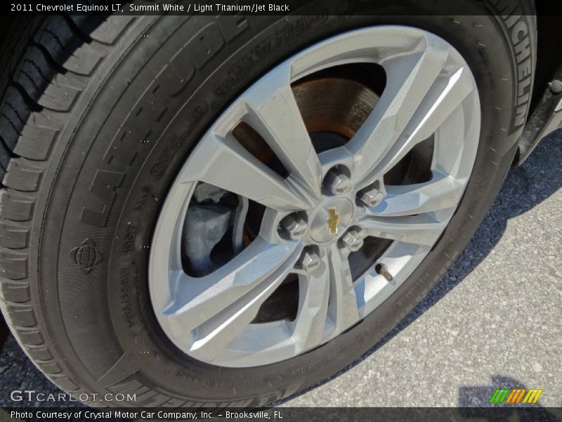 Summit White / Light Titanium/Jet Black 2011 Chevrolet Equinox LT