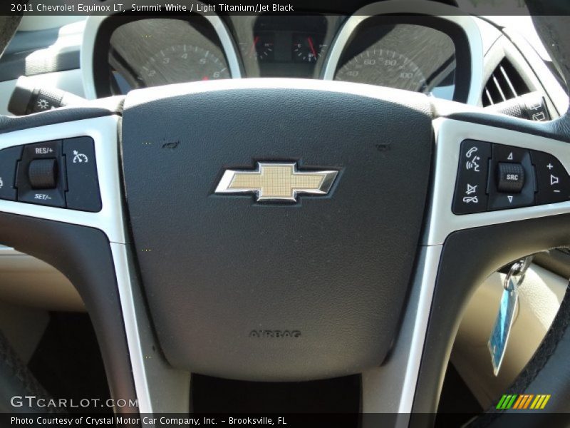 Summit White / Light Titanium/Jet Black 2011 Chevrolet Equinox LT