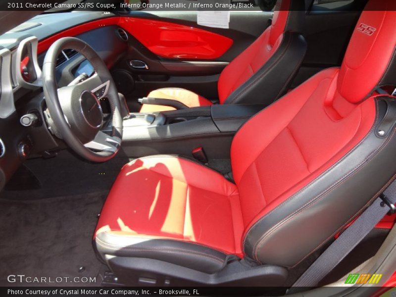 Front Seat of 2011 Camaro SS/RS Coupe