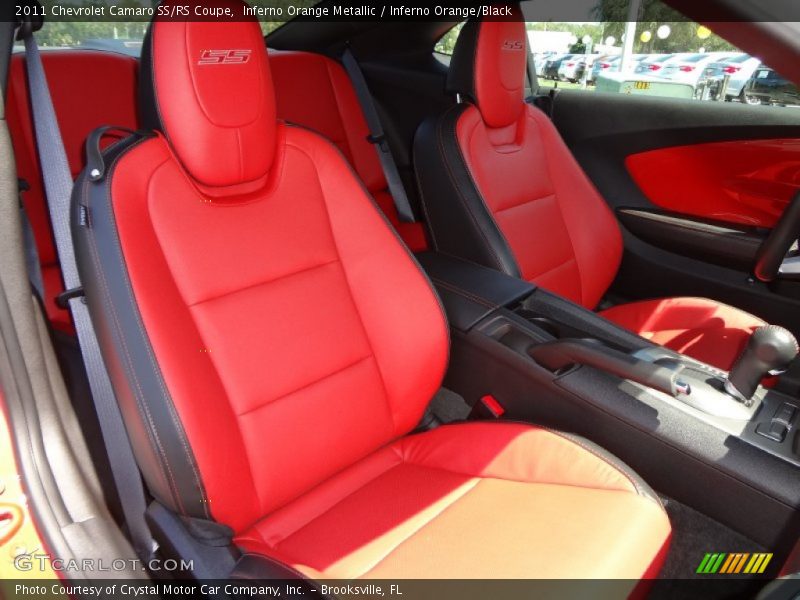 Front Seat of 2011 Camaro SS/RS Coupe