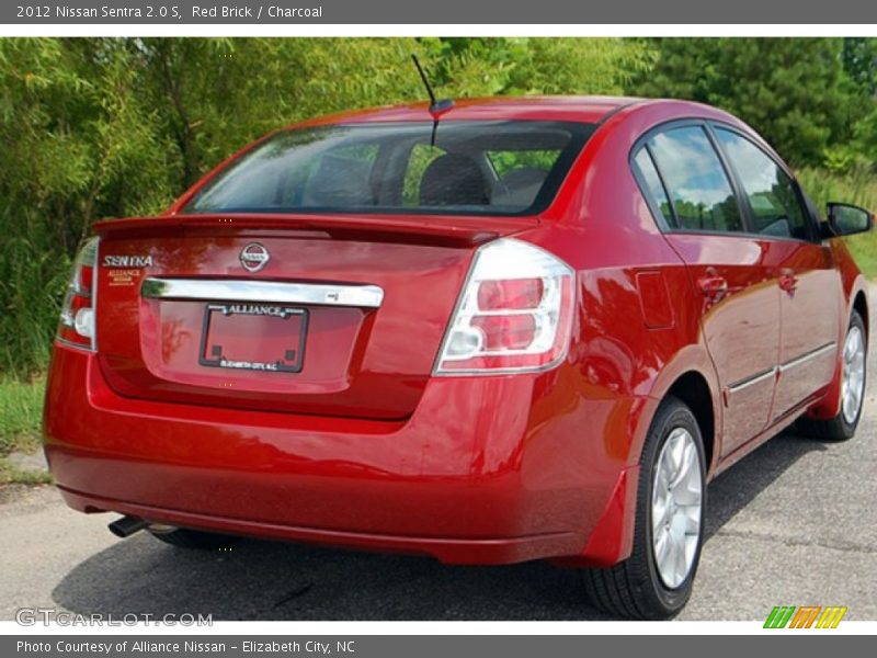 Red Brick / Charcoal 2012 Nissan Sentra 2.0 S