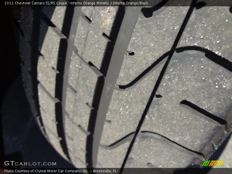 Inferno Orange Metallic / Inferno Orange/Black 2011 Chevrolet Camaro SS/RS Coupe