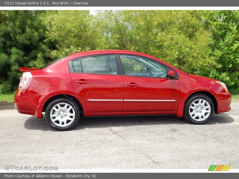 Red Brick / Charcoal 2012 Nissan Sentra 2.0 S