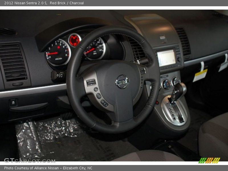 Red Brick / Charcoal 2012 Nissan Sentra 2.0 S