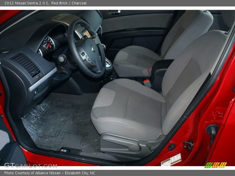 Red Brick / Charcoal 2012 Nissan Sentra 2.0 S