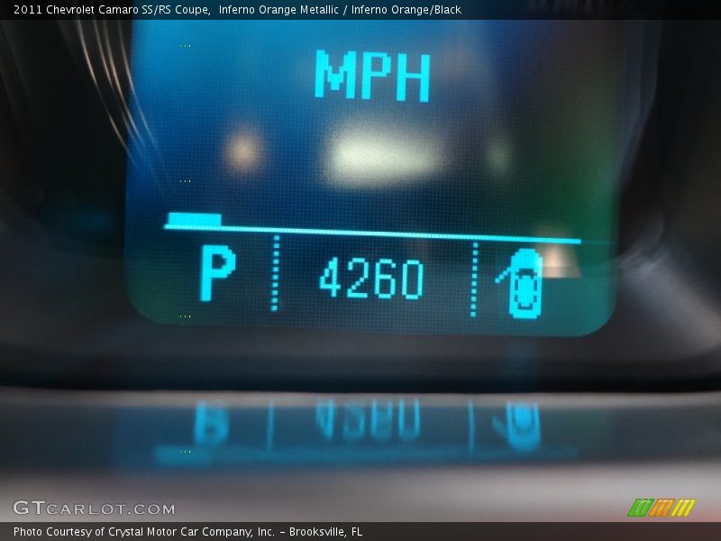 Inferno Orange Metallic / Inferno Orange/Black 2011 Chevrolet Camaro SS/RS Coupe