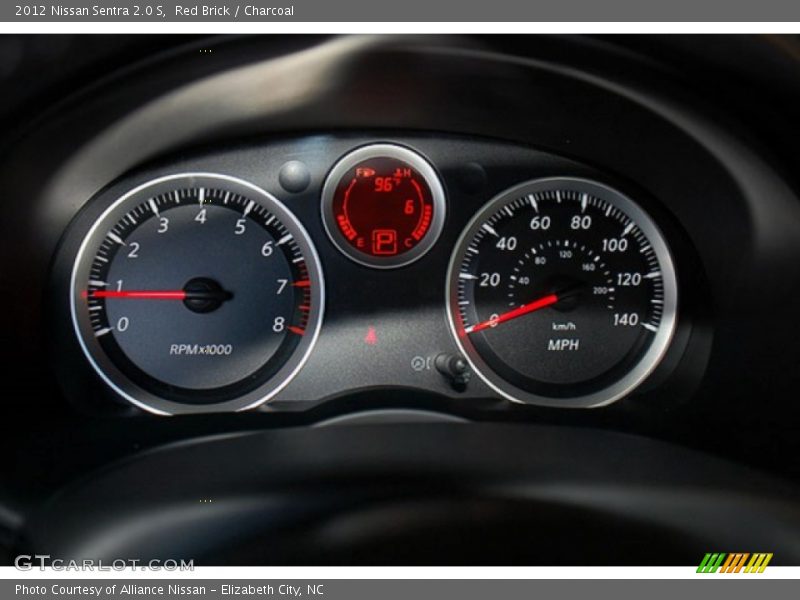 Red Brick / Charcoal 2012 Nissan Sentra 2.0 S