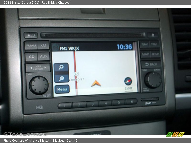 Red Brick / Charcoal 2012 Nissan Sentra 2.0 S