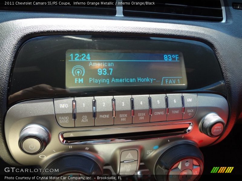 Controls of 2011 Camaro SS/RS Coupe