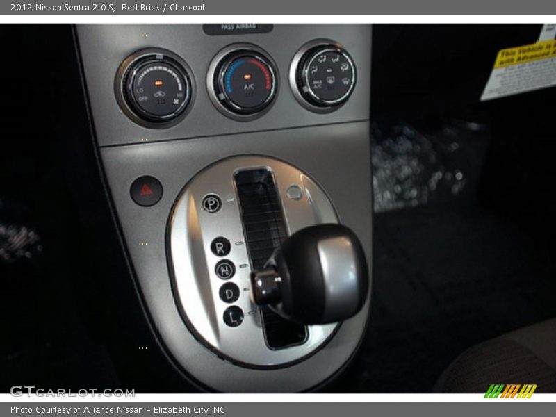 Red Brick / Charcoal 2012 Nissan Sentra 2.0 S