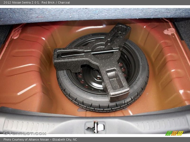 Red Brick / Charcoal 2012 Nissan Sentra 2.0 S