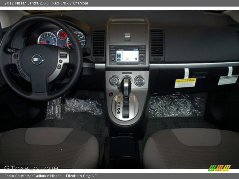 Red Brick / Charcoal 2012 Nissan Sentra 2.0 S