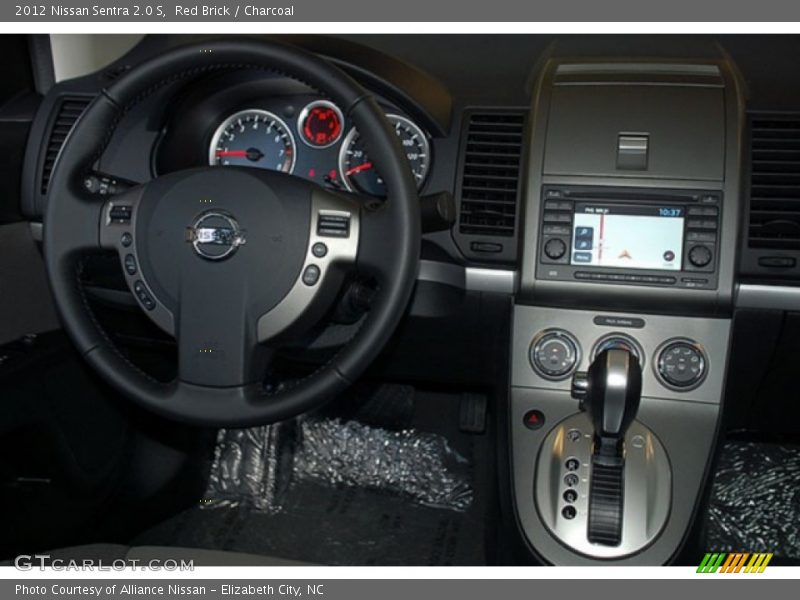 Red Brick / Charcoal 2012 Nissan Sentra 2.0 S
