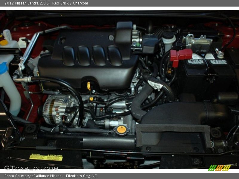 Red Brick / Charcoal 2012 Nissan Sentra 2.0 S