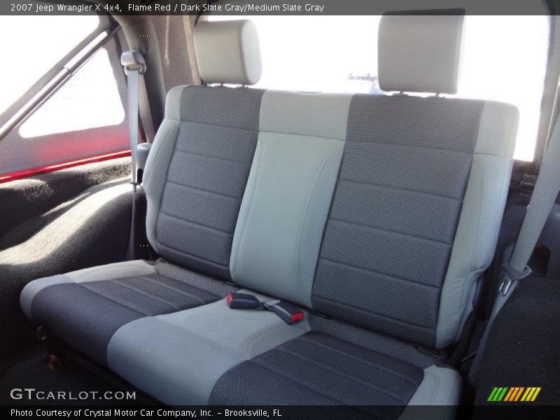 Flame Red / Dark Slate Gray/Medium Slate Gray 2007 Jeep Wrangler X 4x4